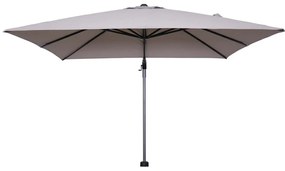 GI Hawaii zweefparasol 300 x 300 cm. - Zand - met voet en hoes