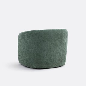 Fauteuil in fijne chenille, LANDINE