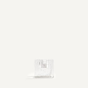 Handgeblazen glazen kandelaar, hoogte 8 cm, CASARE
