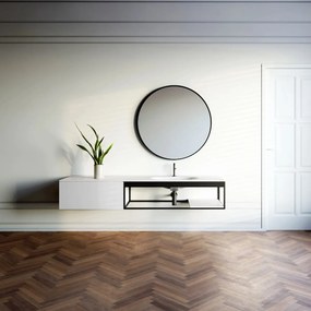 Clou InBe designsifon type 1 zwart mat