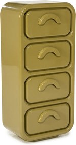 Retro Ladekast Groen - 50x32x108cm.