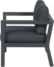 Garden Impressions San Luis loungeset 5-delig - donker grijs