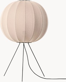 Handgemaakte kleine tripod vloerlamp Knit-Wit