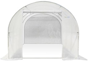 Witte folietunnel 2,5x5m Garden Point