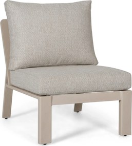 Hoek loungeset 6 personen Aluminium Zand/Beige  Lifestyle Garden Furniture Melone