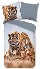 Good Morning Dekbedovertrek TIGER 135x200 cm meerkleurig