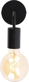 Moderne wandlamp zwart 15,5 cm - Facile