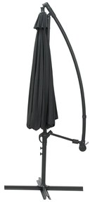 Garden Impressions Athene Zweefparasol Ø300 cm donker grijs