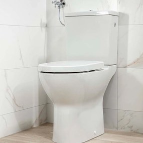 Plieger Plus WC-pack verhoogd m. keramisch reservoir dualflush (+8cm) totaal 48cm hoog universeel wit