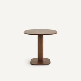 Massief notenhouten loungetafel, ontwerp Emmanuel Gallina, MONCEAU