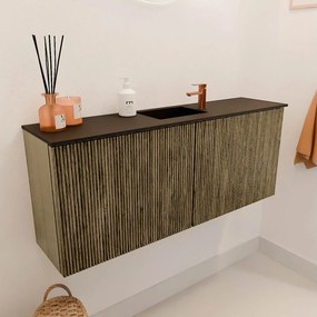 Mondiaz Joya 100cm toiletmeubel dusk met wastafel faye midden 1 kraangat urban