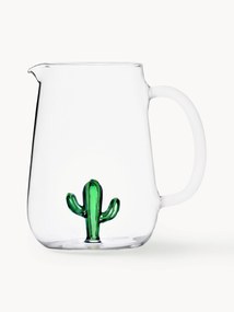 Handgemaakte karaf Cactus van borosilicaatglas, 1.7 L