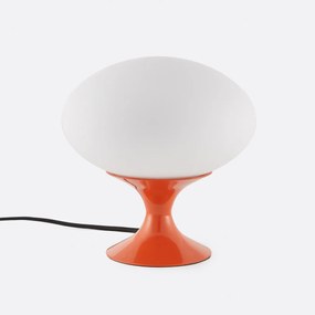 Tafellamp van opalineglas en ijzer Merisa