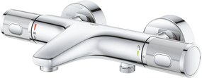 Grohe QuickFix Precision Feel thermostatische badkraan met gravering chroom