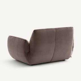 Fauteuil van linnen fluweel, SPOGANO