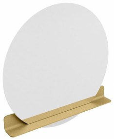 Mondiaz Spot spiegel rond Ø100cm met planchet oro