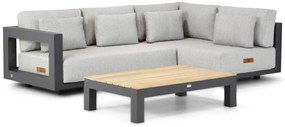 Hoek loungeset  Aluminium Grijs 4 personen 4 Seasons Outdoor Metropolitan/Lifestyle