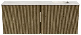 Mondiaz Joya DLux 100cm toiletmeubel dusk met wastafel faye rechts 1 kraangat ostra