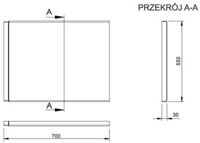 Plazan Modern ligbad met paneel acryl 170x70cm wit glans