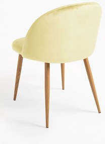 Set 4 fluwelen Vint Stoelen