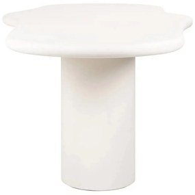 Richmond Interiors Bloomstone Witte Eettafel Organisch Beton - 260 X 110cm.