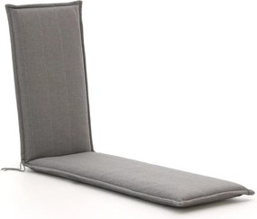 Deckchair kussen | Grijs-Antraciet | Polyester/Polypropyleen | Madison | 200x50cm | Kees Smit Tuinmeubelen