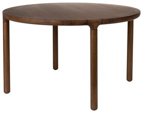 Zuiver Storm Walnut Ronde Eettafel Walnoot - 128 X 128cm.