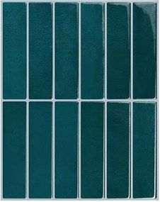Tegelsticker Turquoise Langwerpig - 29 cm x 22.9 cm x 0.11 cm | 0.07 kg | Paneli zelfklevende steenstrips