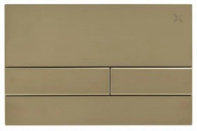 Crosswater Arena Bedieningspaneel - 23.6x15.2cm - dualflush - Brushed Brass ANFLUSHF