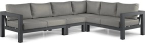 Hoek loungeset 6 personen Aluminium Grijs  Lifestyle Garden Furniture Luca