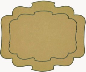 Placemats Belmonte met randborduurwerk