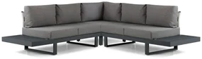 Hoek loungeset 5 personen Aluminium Grijs  Lifestyle Garden Furniture Lorenzo