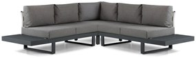 Hoek loungeset 5 personen Aluminium Grijs  Lifestyle Garden Furniture Lorenzo