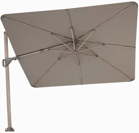 Nexus T2 premium zweefparasol 300x300 cm mocha mast havana