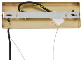 Design hanglamp goud met regenboog glas 8-lichts - Uvas