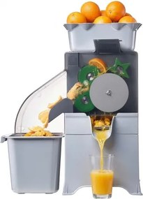 VEVOR Commerciële Sinaasappelpers, Elektrische Citruspers, 100W Roestvrij Staal, Elektrische Sapcentrifuge met Enkele Opvangbak, Sapcentrifuge voor Citroenen, Citrusvruchten, Granaatappels met PC-afdekking