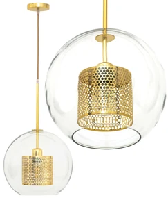 Hanglamp goud loft APP555-1CP 25cm