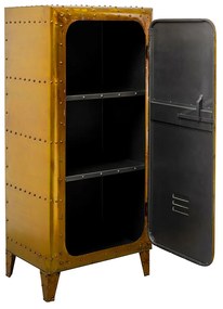 Kare Design Locker Gold Gouden Kluiskast Vintage Metaal - 66x57x152cm.