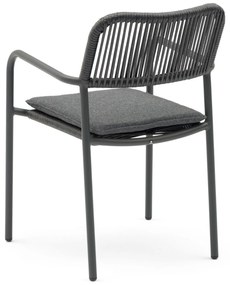Tuinset 6 personen 240 cm Aluminium/rope Grijs Coco Penya/Ellisse