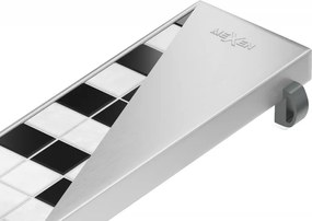 Mexen Flat M13 afdekplaat 2-in-1 voor lijnafvoer 50 cm, inox - 1019050