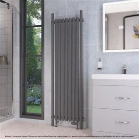 Eastbrook Lambourne horizontale radiator 55x180cm 1146W antraciet