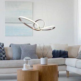 Eettafel / Eetkamer Design hanglamp staal incl. LED 3-staps dimbaar - Levi Design Binnenverlichting Lamp