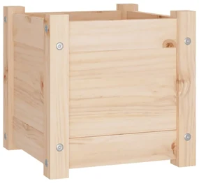 vidaXL Plantenbak 31x31x31 cm massief grenenhout