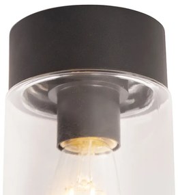 Buitenlamp Moderne plafondlamp zwart 22,6 cm IP44 - Jarra Modern E27 IP44 Buitenverlichting cilinder / rond