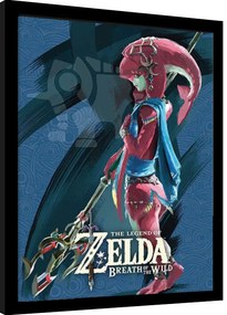 Ingelijste poster The Legend of Zelda: Breath of the Wild - Mipha