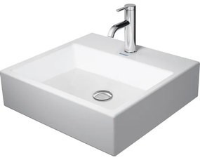 Duravit Vero Air Wastafel - 50x47cm - 1 kraangat - zonder overloop - geslepen - wondergliss - wit 23505000711