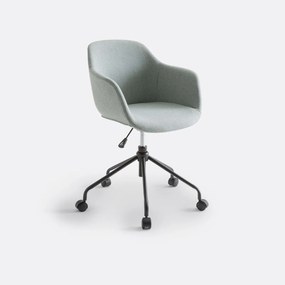 Draaibare bureaustoel met wieltjes, Halva
