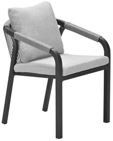 Garden Impressions Tarera lounge dining stoel - donker grijs