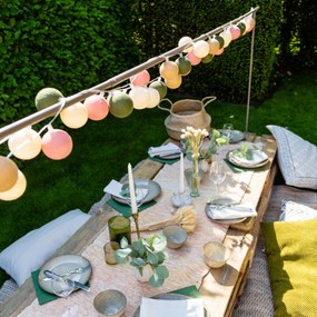 Cotton Ball Lights Outdoor lichtslinger - Starter Kit - Jardin