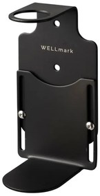 Wellmark Zeephouder Wand voor 1 zeepdispenser Mat Zwart 8720254397115